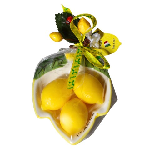 MYDELNICZKA + 3x Mydełko Cytryny Italia Prezent