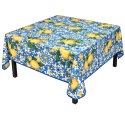 OBRUS w STYLU WŁOSKIM Maiolica + Limoni 150x150 cm Włochy