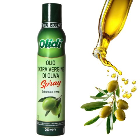 Oliwa extra vergin w sprayu olidi włoska 200ml