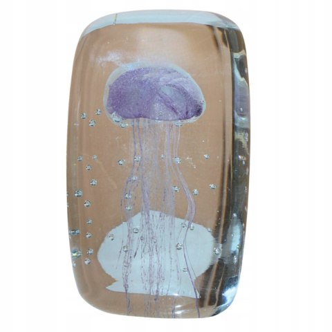 SZKLANA DEKORACJA + Meduza Fioletowa 13cm