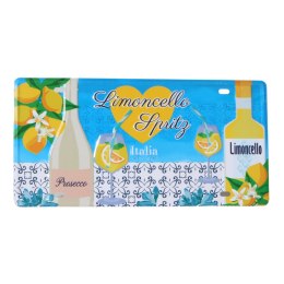 TABLICZKA DEKORACYJNA Metalowa Limoncello Spritz Włochy 30x15cm