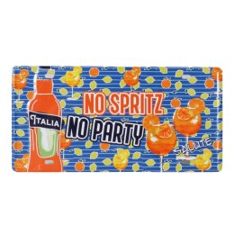 TABLICZKA DEKORACYJNA Metalowa No Spritz No Party Aperol 30x15cm