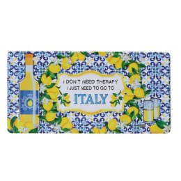 TABLICZKA DEKORACYJNA Metalowa To Go To Italy Włochy 30x15cm