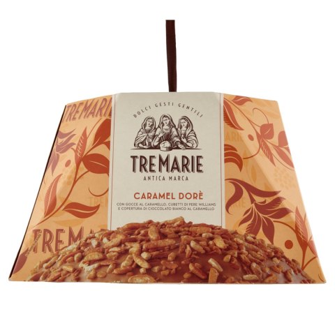 TRE MARIE PANETTONE Caramel Dore Włoska Babka z Gruszką i Karmelem 900g