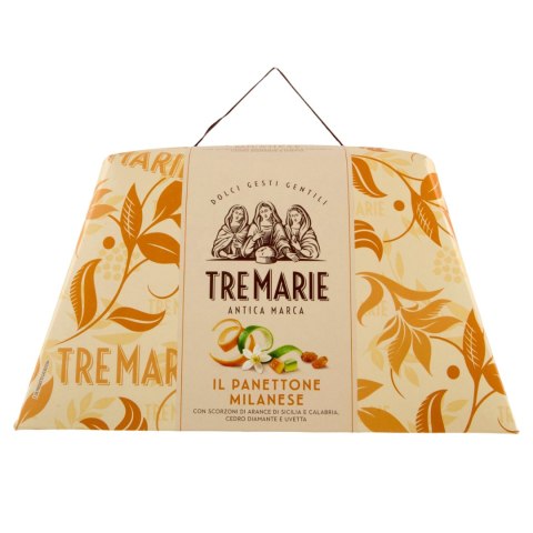 TRE MARIE PANETTONE Milanese Włoska Babka Ciasto 750g