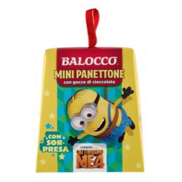 BALOCCO MINI PANETTONE pudełko żółte ciasto włoskie Minionki 100g