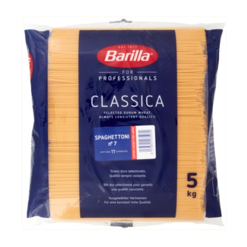 BARILLA SEMOLA SPAGHETTONI włoski makaron no.7 5kg spaghetti