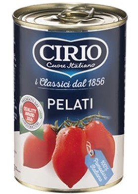 CIRIO Pomidory w puszce pelati 400g obrane bez skórki włoskie