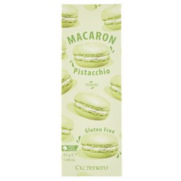 CUORENERO Macaron Pistacchio makaroniki pistacjowe 42g