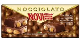 NOVI Czekolada mleczna z orzechami Nocciolato Gianduja 130g - całe orzechy