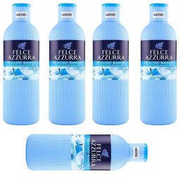 Zestaw FELICE AZZURRA White musk białe piżmo żel pod prysznic 650ml x 5szt.