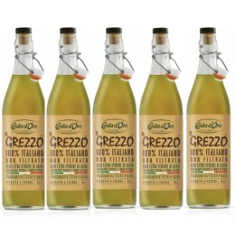 Zestaw COSTA D'ORO Grezzo oliwa z oliwek extra vergin 1L x 5szt.