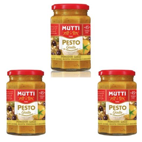 Zestaw MUTTI włoskie Pesto z ricottą i anacare 180g x 3szt.