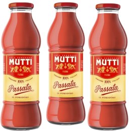 Zestaw PASSATA MUTTI włoski sos pomidorowy do pizzy 700g x 3szt.