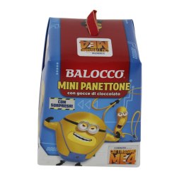 BALOCCO MINI PANETTONE pudełko niebieskie ciasto włoskie Minionki 100g