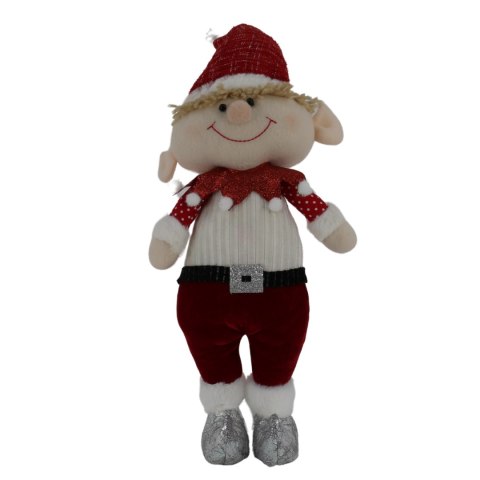 ELF Figurka Pluszowa Maskotka 55cm Stojąca Ozdoba Świąteczna Pasek