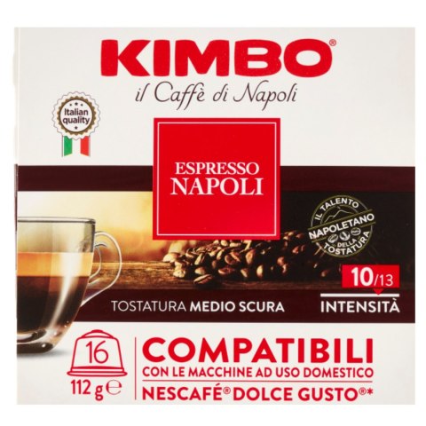 Kawa Kapsułki KIMBO ESPRESSO NAPOLI 16szt Włochy Italia