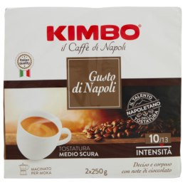 Kawa Mielona KIMBO 2x250g Gusto di Napoli Włochy Italia