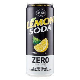 LEMONSODA BEZ CUKRU Włoski Napój Gazowany Puszka 330ml