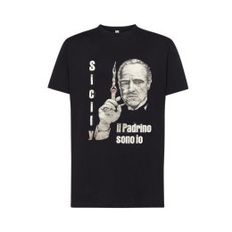 T-SHIRT koszulka PADRINO Ojciec Chrzestny CZARNA L Włochy Italy Prezent