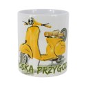 KUBEK WŁOSKA PRZYGODA Skuter Włochy Prezent 330ml