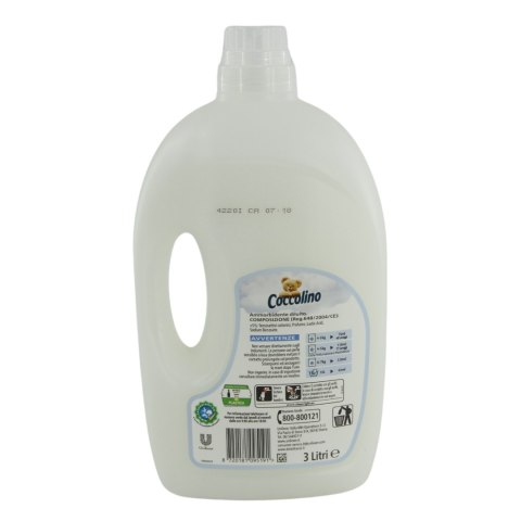 COCCOLINO Płyn do płukania tkanin 3l Delicato Soffice ITALIA COCCOLINO Płyn do płukania tkanin 3l Delicato Soffice ITALIA