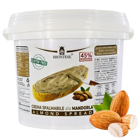 KREM MIGDAŁOWY 45% PASTA BRONTESE z Sycyli włoski 3kg gastronomia