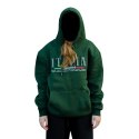 BLUZA ITALIA Z Nadrukiem Zielona Włochy XL