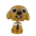 FIGURKA Pies Pudel 8cm - Kiwająca głowa Gadżet Prezent Włochy