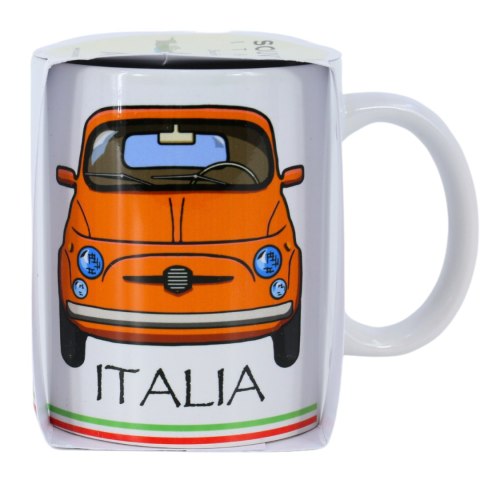 KUBEK FIAT ITALIA Niebiesko-Pomarańczowy Włochy