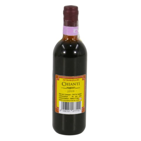 MAGNES miniatura CZERWONE WINO CHIANTI DE GUELFICINI 8X2cm replika Italia