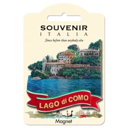 MAGNES miniatura JEZIORO COMO replika 7X7cm Włochy Italia