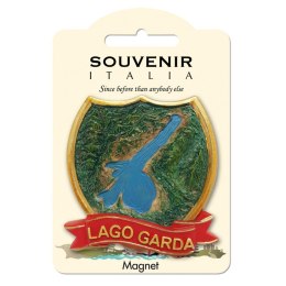 MAGNES miniatura JEZIORO GARDA replika 6,5X6cm Włochy Italia