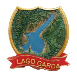 MAGNES miniatura JEZIORO GARDA replika 6,5X6cm Włochy Italia