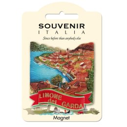 MAGNES miniatura LIMONE DEL GARDA replika 6x6 cm Włochy Italia