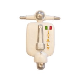 MAGNES miniatura VESPA replika BIAŁA 8X5,5cm Włochy Italia