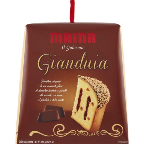 MAINA PANETTONE GIANDUIA Włoska Babka z Kremem Orzechowym 750g