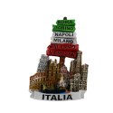 Magnes miniatura Italia Roma Napoli replika 7x4cm Włochy gadżet prezent