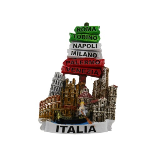 Magnes miniatura Italia Roma Napoli replika 7x4cm Włochy gadżet prezent