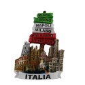 Magnes miniatura Italia Roma Napoli replika 7x4cm Włochy gadżet prezent