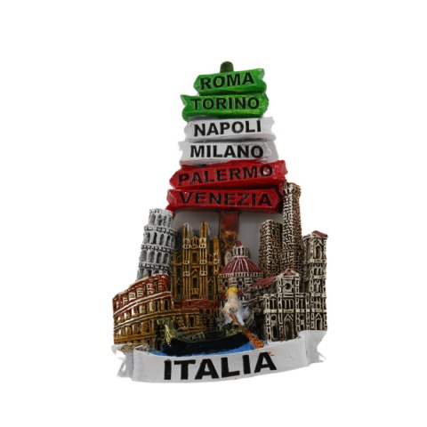 Magnes miniatura Italia Roma Napoli replika 7x4cm Włochy gadżet prezent