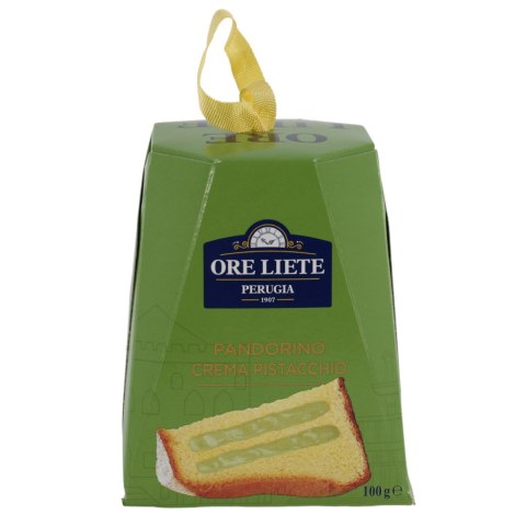 Panettone ORELIETE włoska babka z czekoladą i pistacjami Mini Pandoro 100g