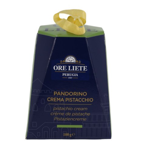Panettone ORELIETE włoska babka z czekoladą i pistacjami Mini Pandoro 100g