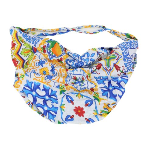 TORBA Bawełniana Zakupy Plaża Biała Włochy 65x40cm TORBA Bawełniana Zakupy Plaża Biała Włochy 65x40cm