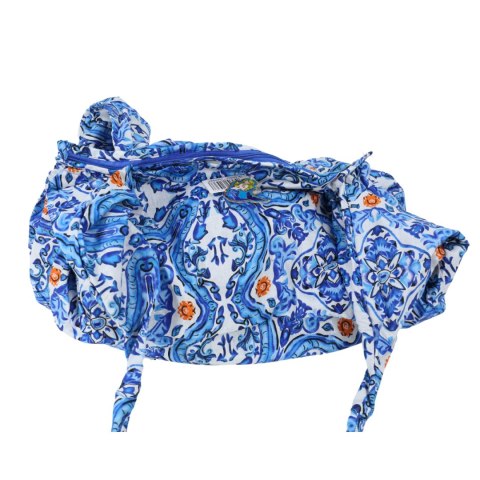 TORBA Bawełniana Zakupy Plaża Niebieska Włochy 65x40cm TORBA Bawełniana Zakupy Plaża Niebieska Włochy 65x40cm