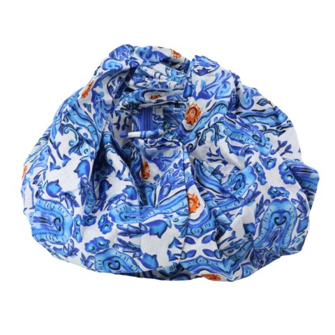 TORBA Bawełniana Zakupy Plaża Niebieska Włochy 65x40cm TORBA Bawełniana Zakupy Plaża Niebieska Włochy 65x40cm