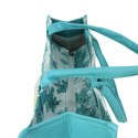 TORBA SHOPPER Zamek Zakupy Plaża Niebieska 40x32cm Włochy
