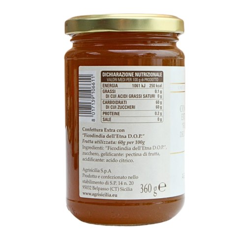 AGRISICILIA Sycylijska Konfitura Z Opuncji Figowej 360g