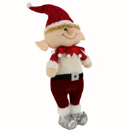 ARCA ELF Figurka Pluszowa Maskotka 55cm Stojąca Ozdoba Świąteczna Pasek