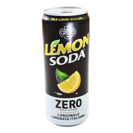 LEMONSODA BEZ CUKRU Włoski Napój Gazowany Puszka 330ml